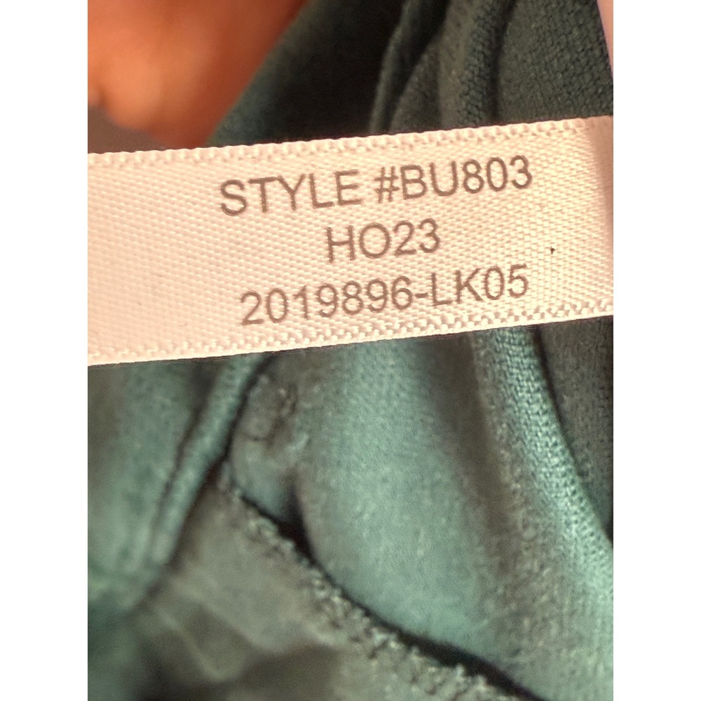 J. CREW Factory Kallie Pants Velvet Emerald Green Size 18‎ Straight Leg Trouser - Picture 11 of 12